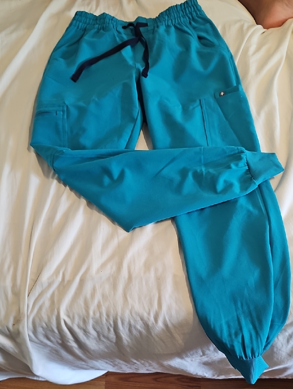 Figs Zamora High Waisted Jogger Scrubs Size Small-regular. Color Teal